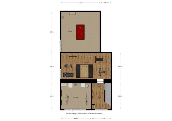 Floorplan - Kaai 5, 4527 AD Aardenburg